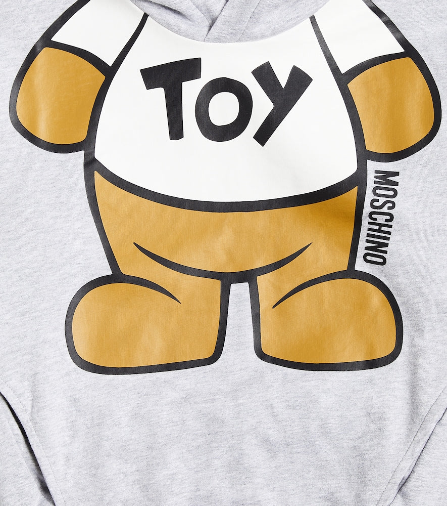 Teddy Bear cotton jersey hoodie