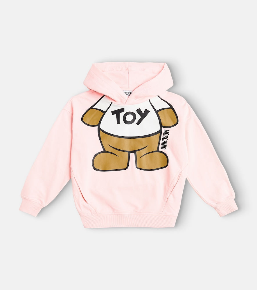 Teddy Bear cotton jersey hoodie