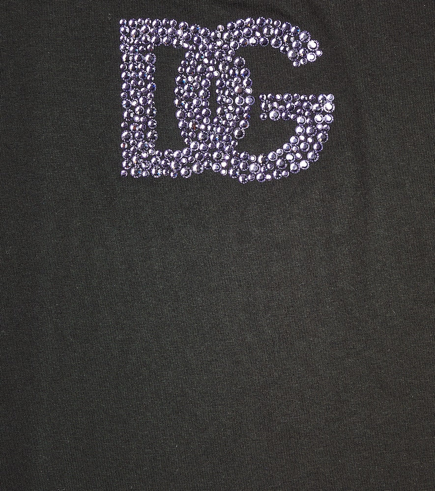 DG embellished cotton jersey T-shirt