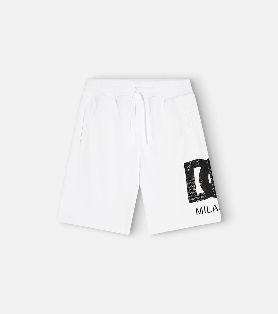 Logo cotton jersey shorts
