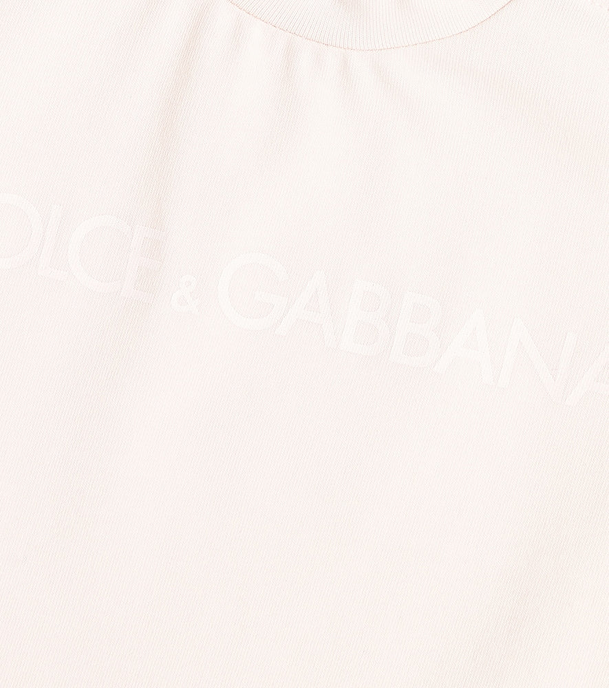 Baby logo cotton-blend jersey T-shirt