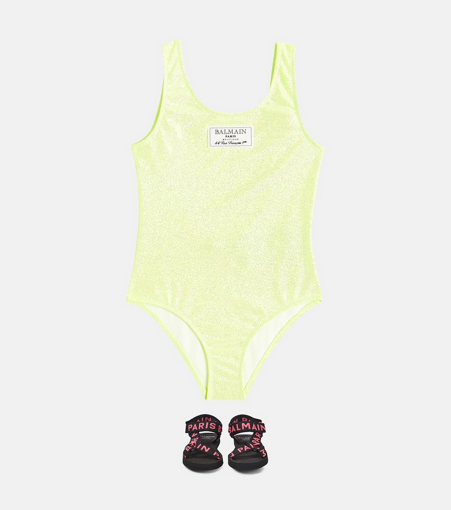 Logo swimsuit