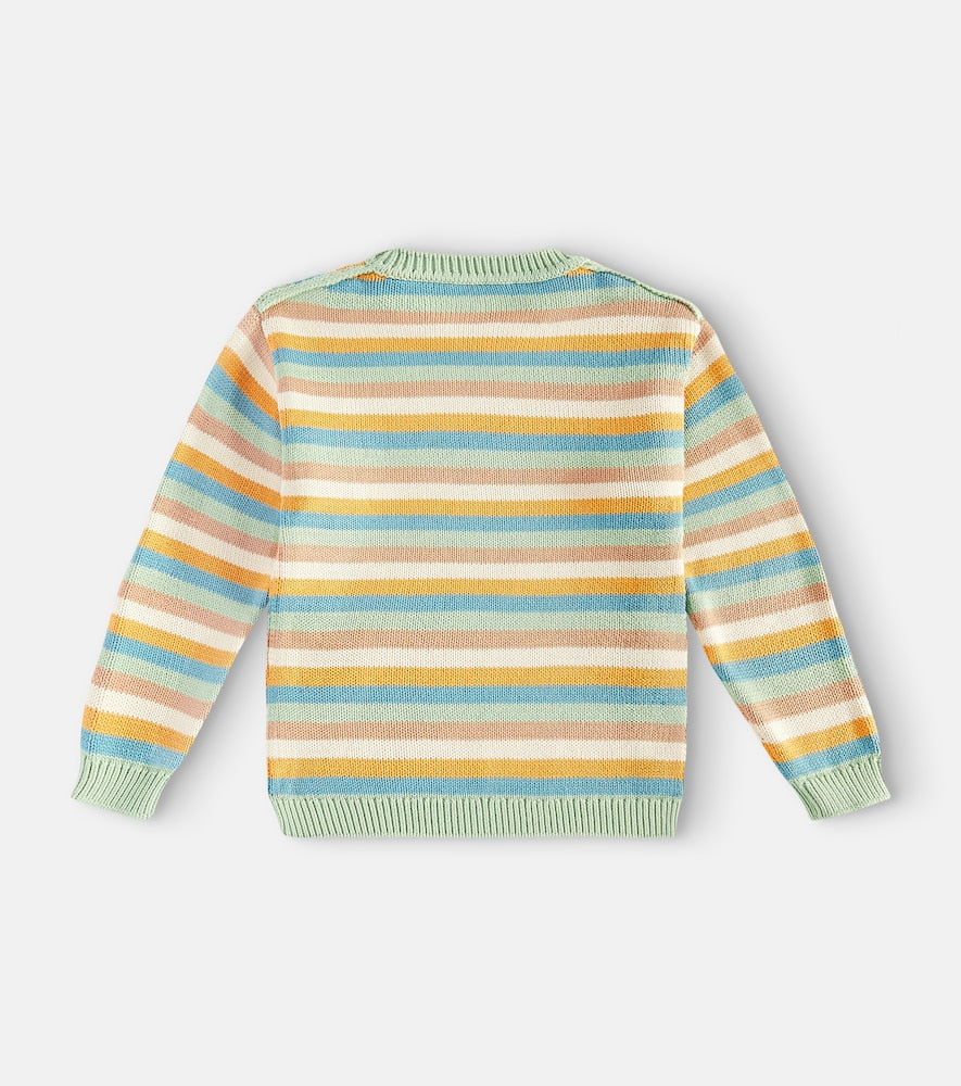 Striped cotton sweater