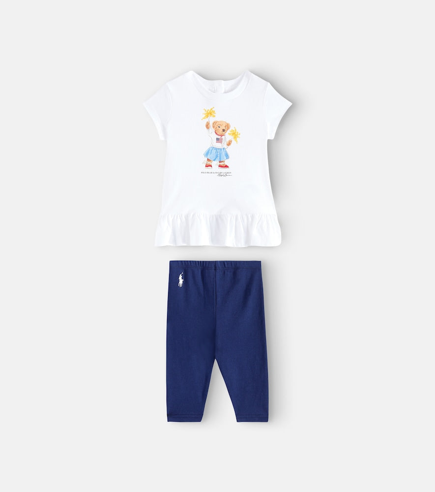 Baby cotton T-shirt and pants set