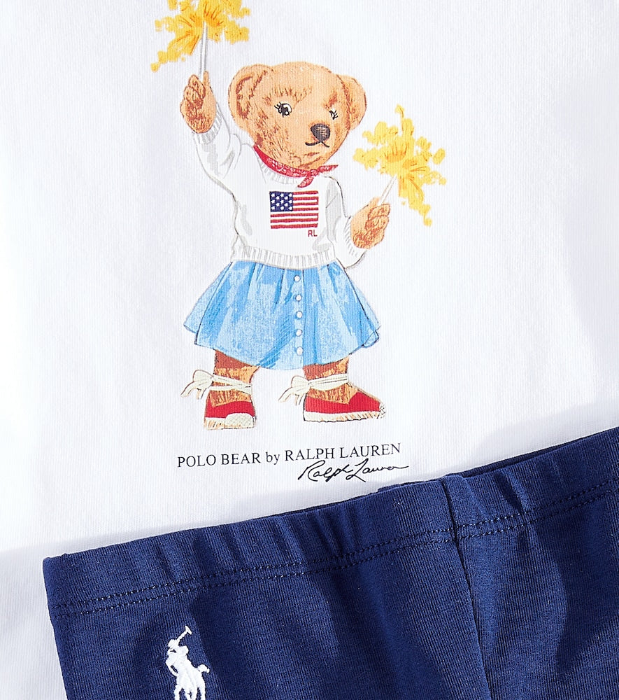 Baby cotton T-shirt and pants set
