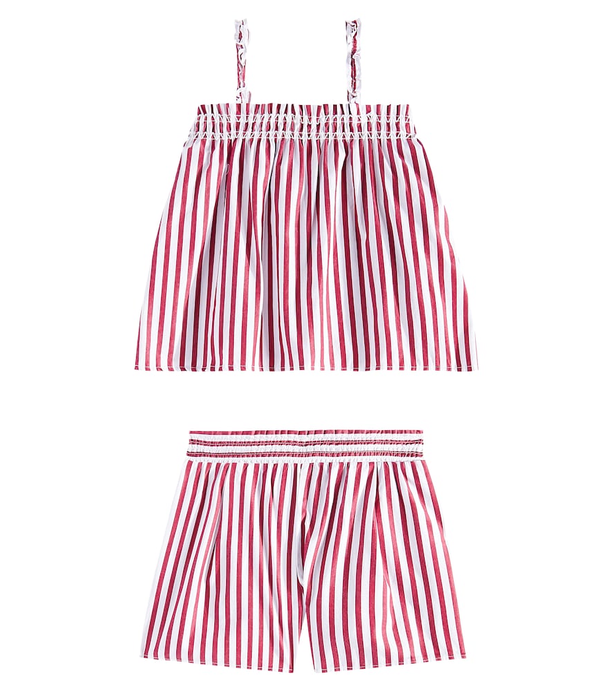 Cotton top and shorts set