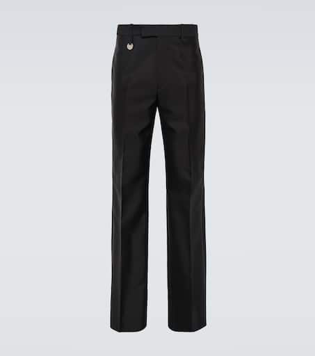 EKD wool and silk straight pants