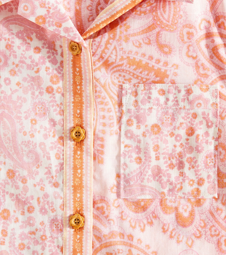 Ottie paisley cotton shirt
