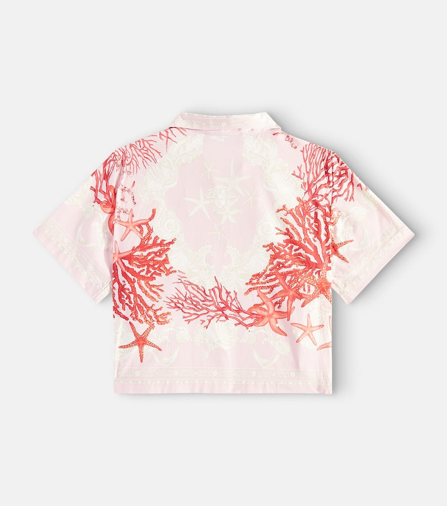 Barocco Sea cotton poplin shirt