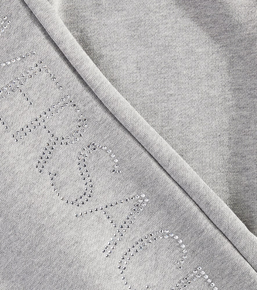Logo embellished cotton jersey sweatpants