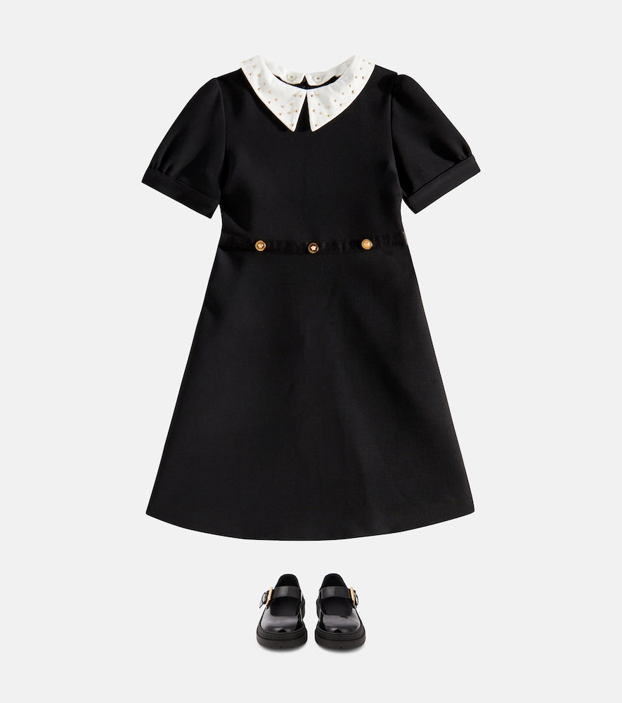 Medusa studded cady dress