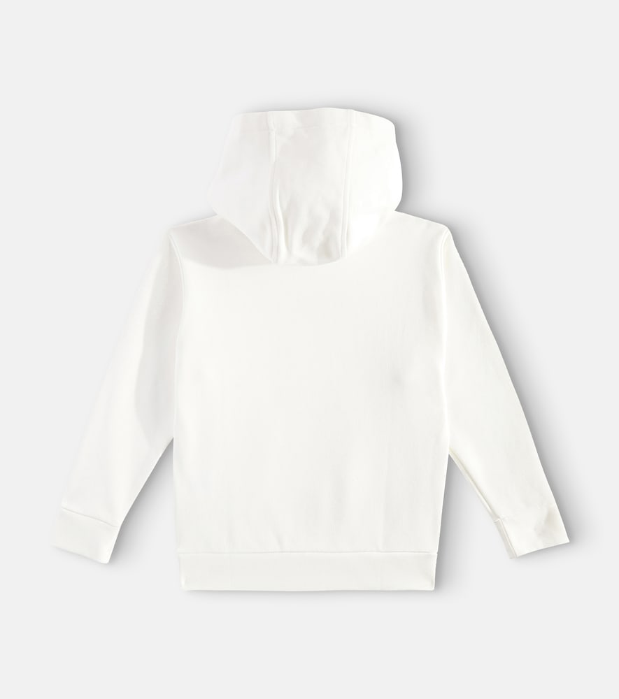 90s Vintage logo cotton jersey hoodie