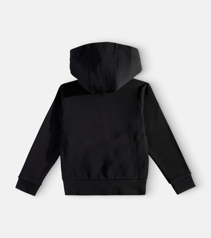 Medusa cotton jersey zip-up sweatshirt
