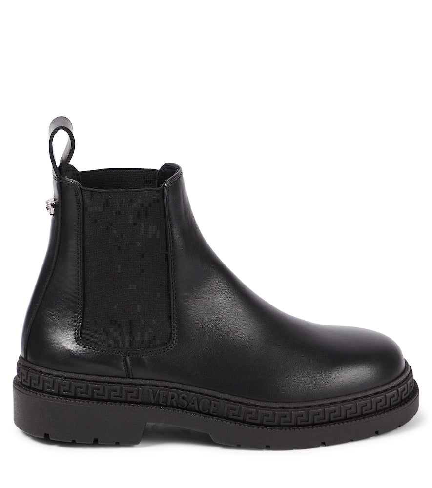 La Medusa leather Chelsea boots