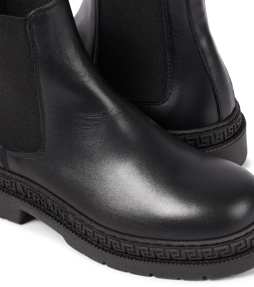 La Medusa leather Chelsea boots