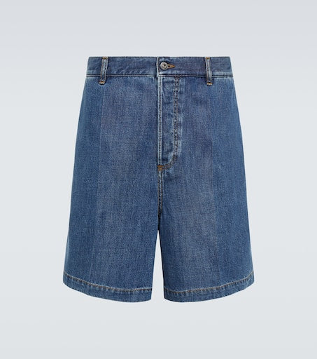 Denim Bermuda shorts