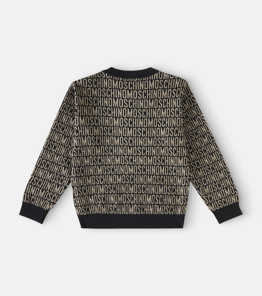 Logo cotton-blend sweater
