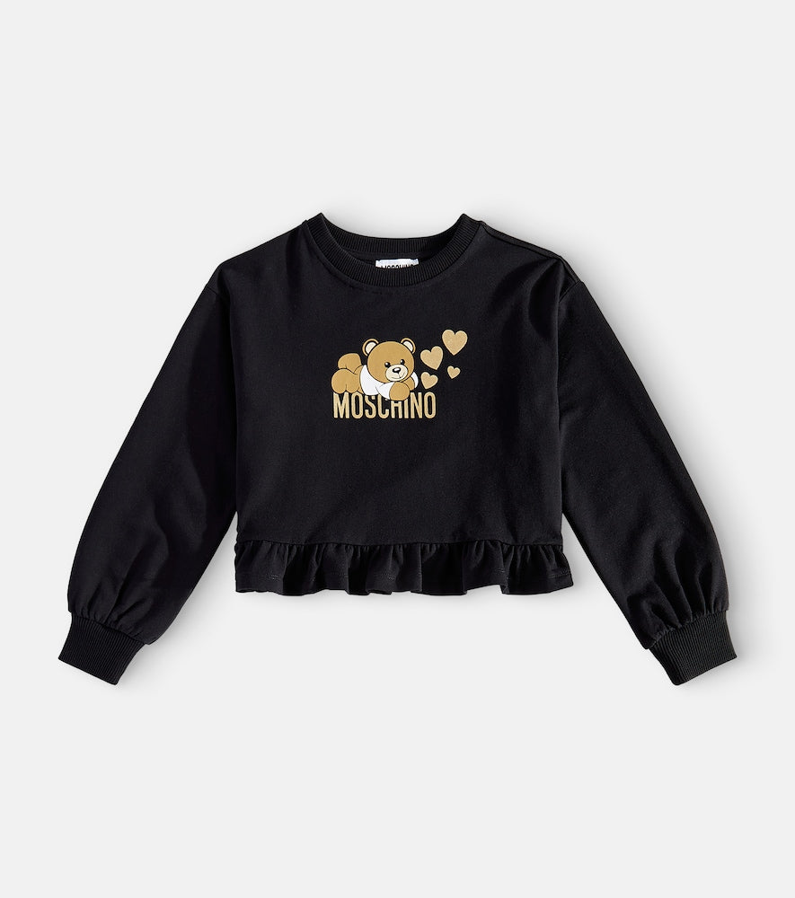 Teddy Bear cotton-blend sweatshirt