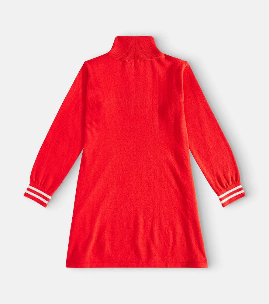 Cotton and wool dress