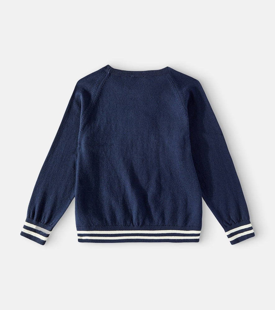Teddy Bear cotton and wool sweater