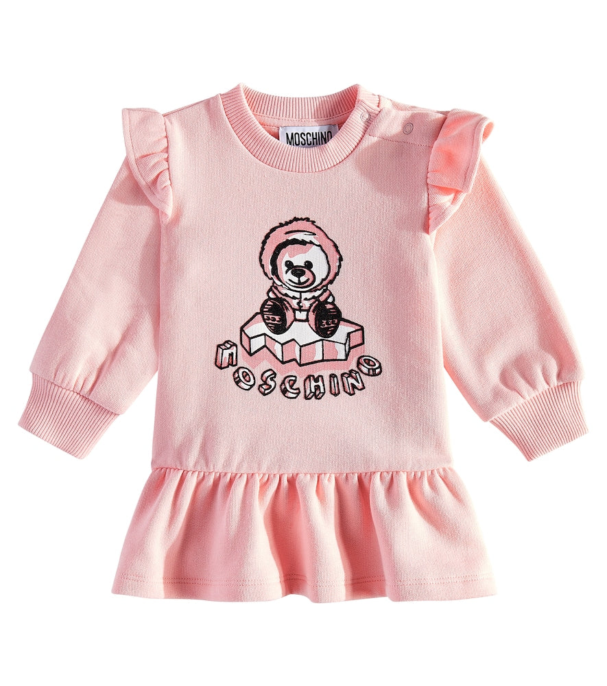 Baby Teddy Bear cotton dress