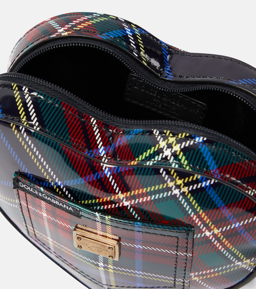 DG Girlie Heart leather shoulder bag