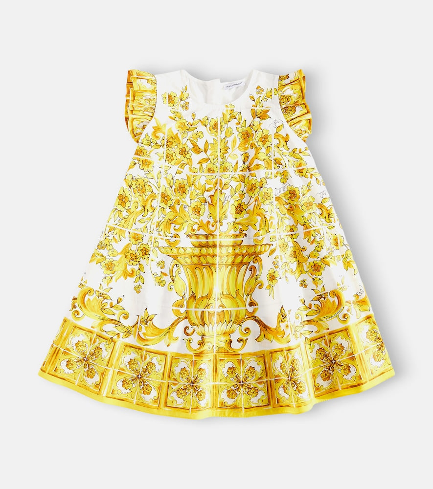 Printed cotton dress