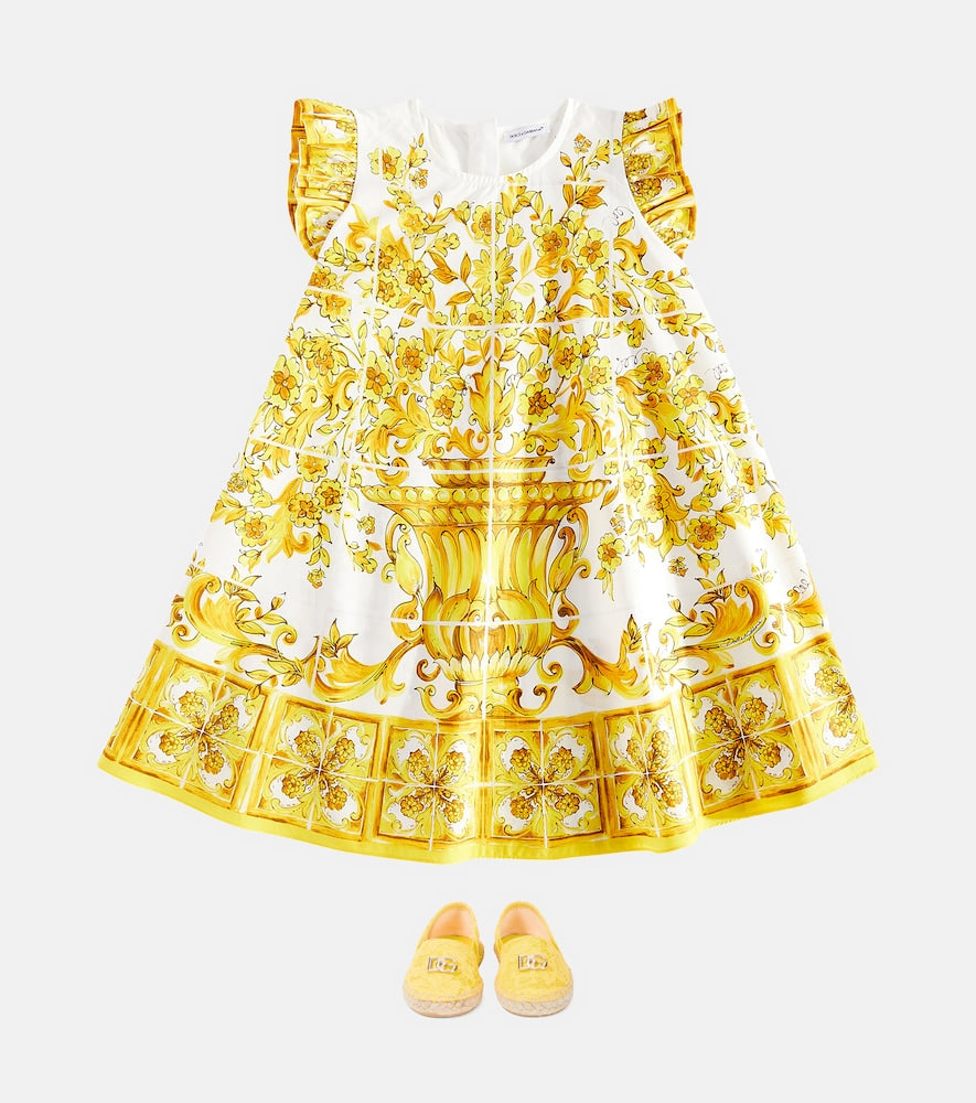 Printed cotton dress