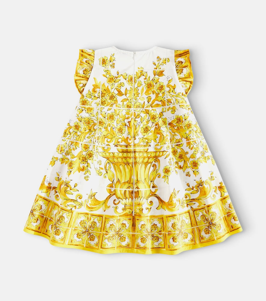 Printed cotton dress