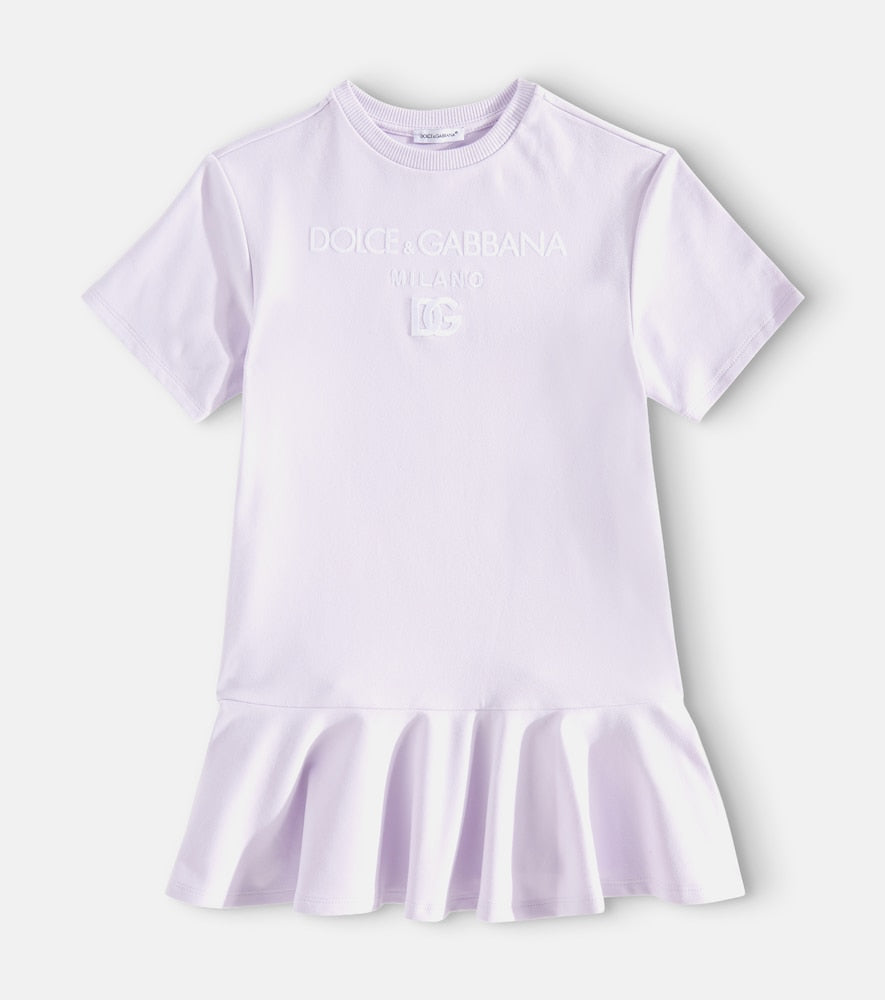 Cotton-blend dress