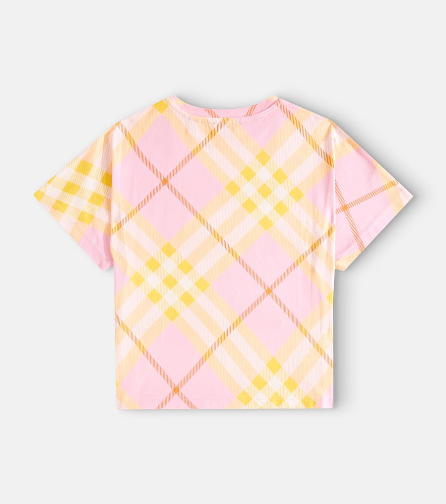 Burberry Check cotton jersey T-shirt