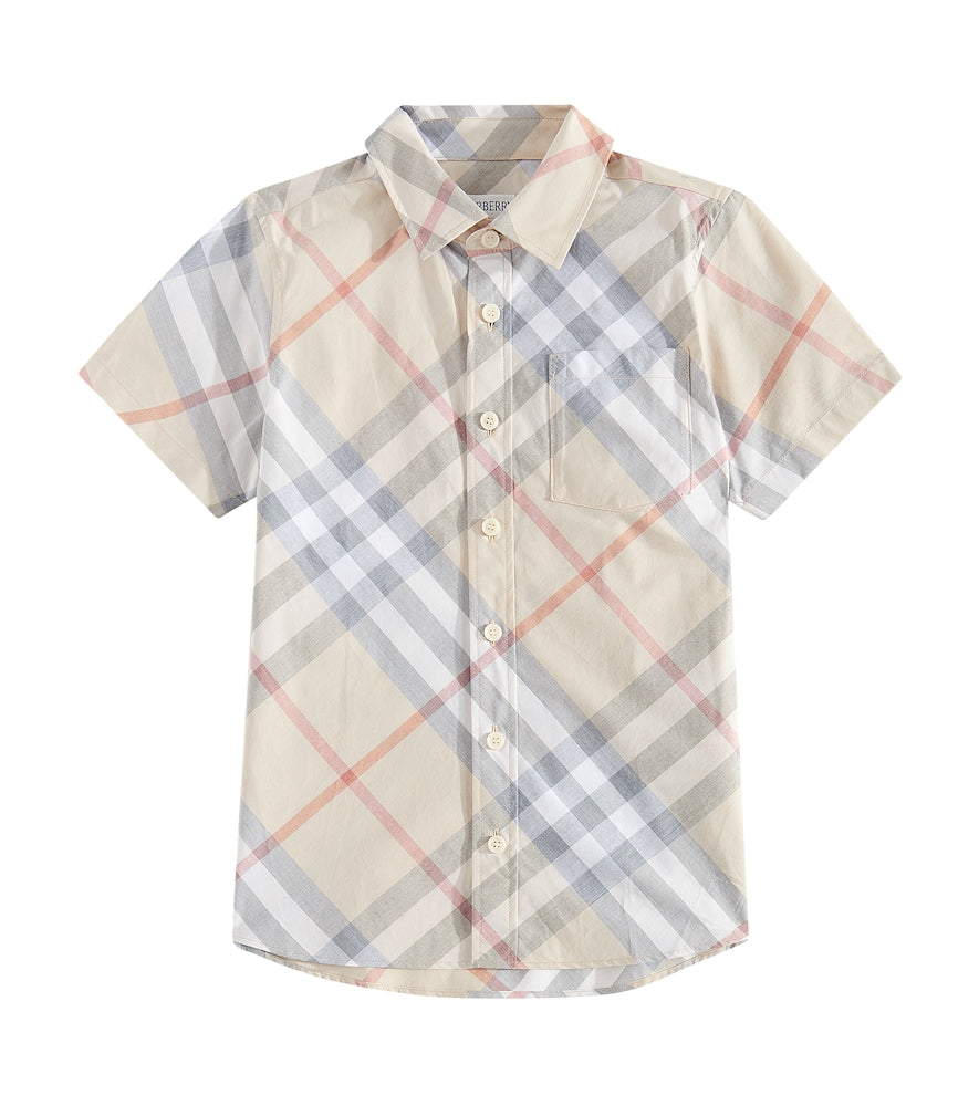 Burberry Check cotton shirt