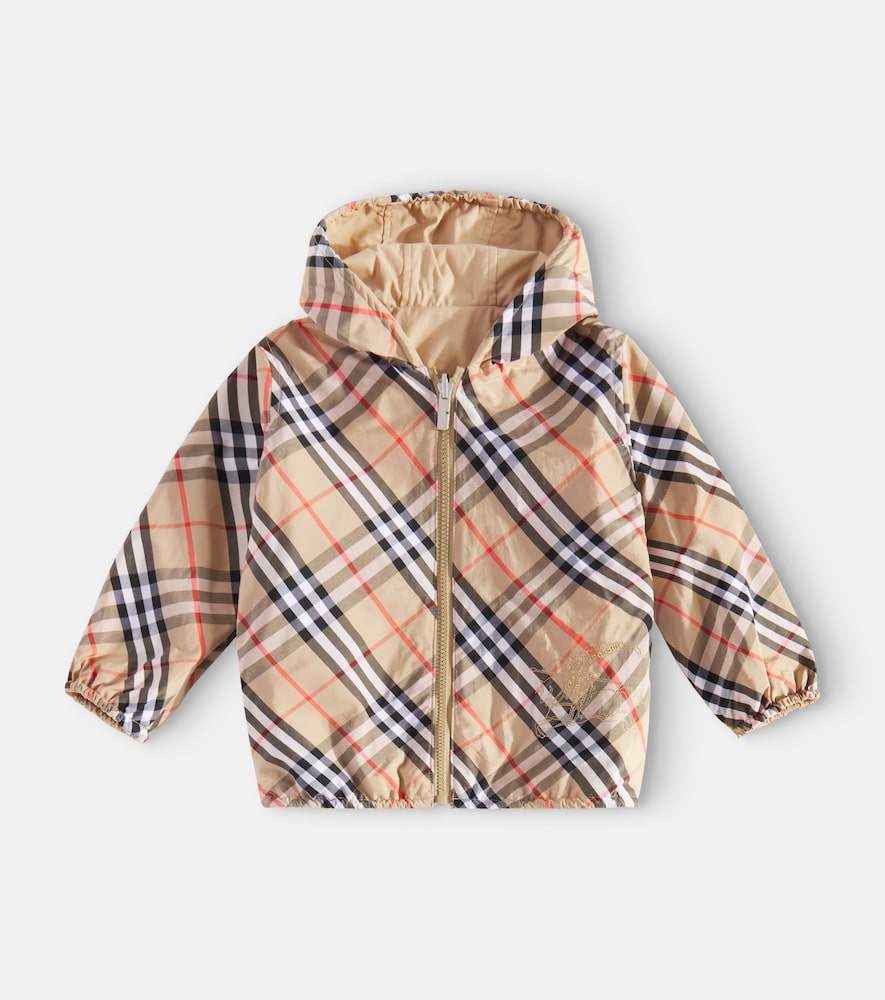 Burberry Check reversible technical jacket