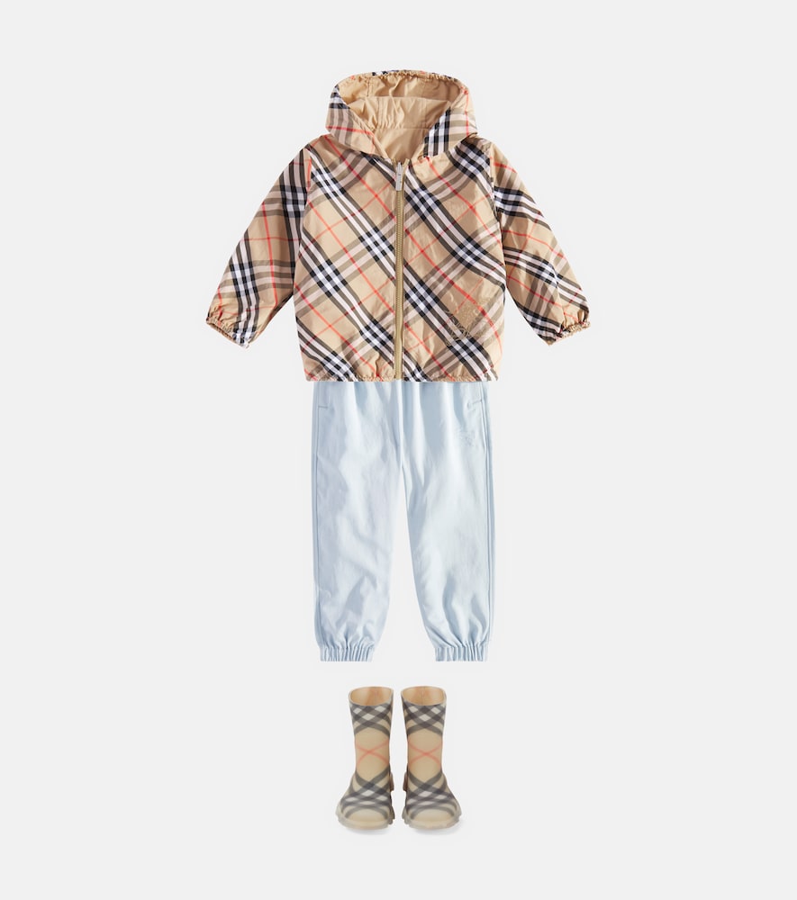 Burberry Check reversible technical jacket
