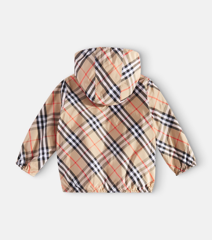 Burberry Check reversible technical jacket