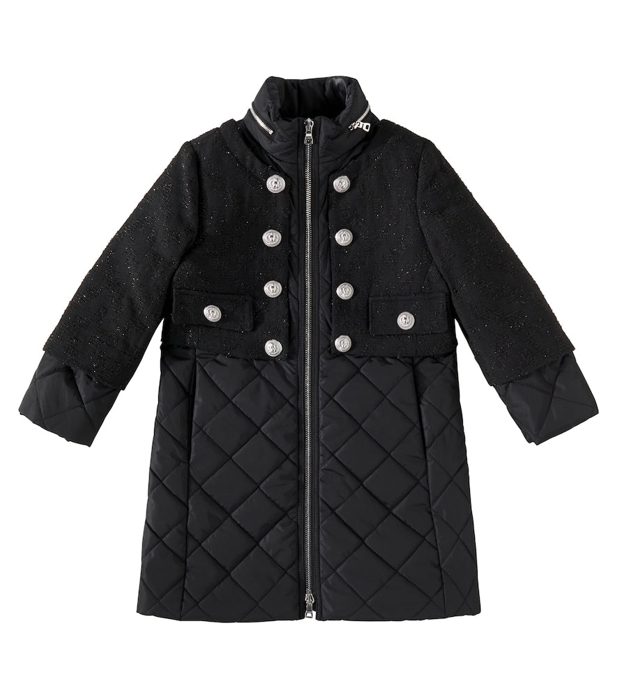 Quilted puffer coat