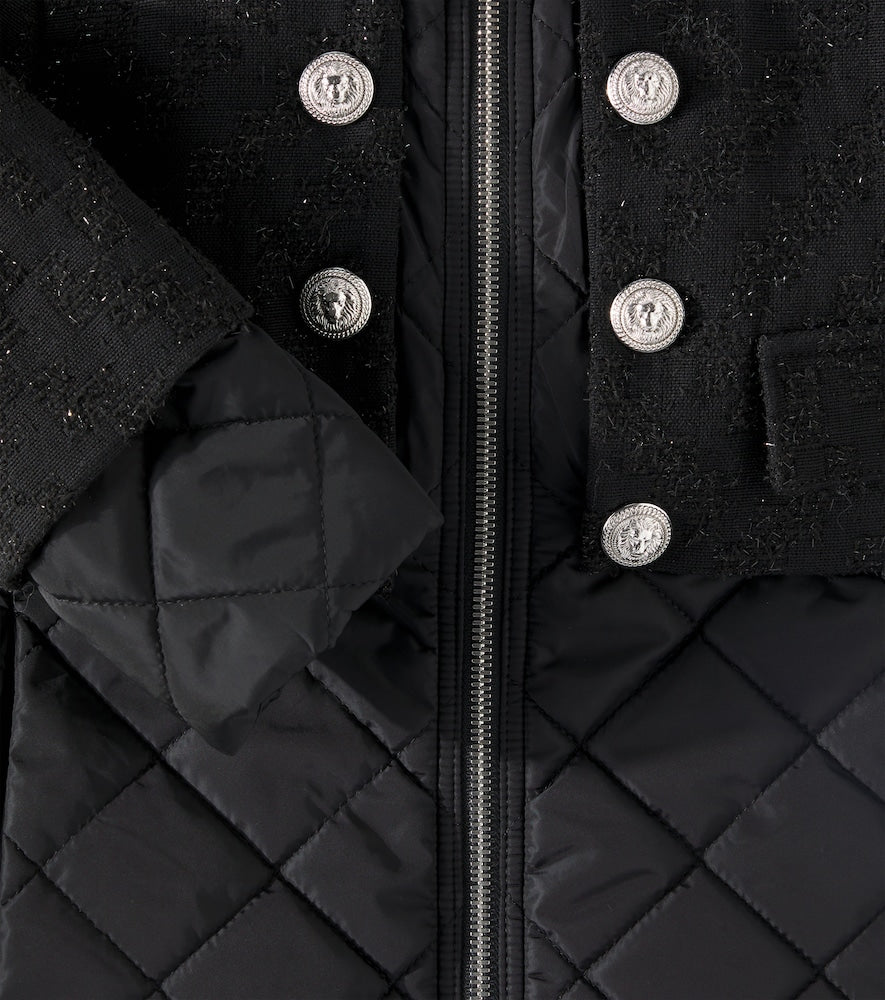 Quilted puffer coat