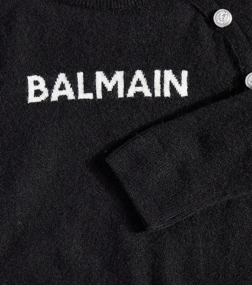 Logo wool-blend sweater
