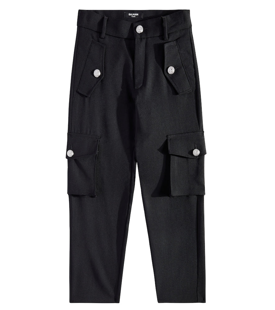 Wool cargo pants
