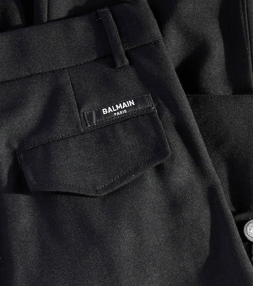 Wool cargo pants
