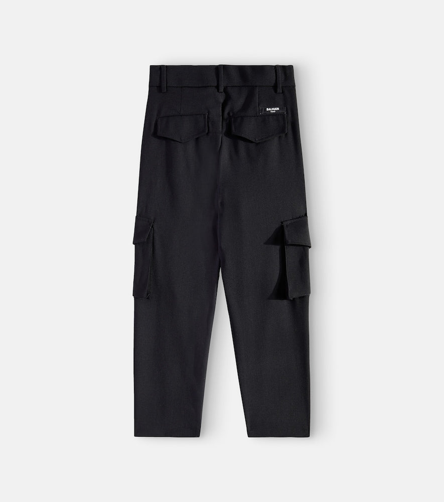 Wool cargo pants