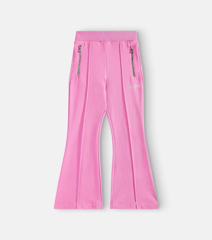 Cotton wide-leg pants