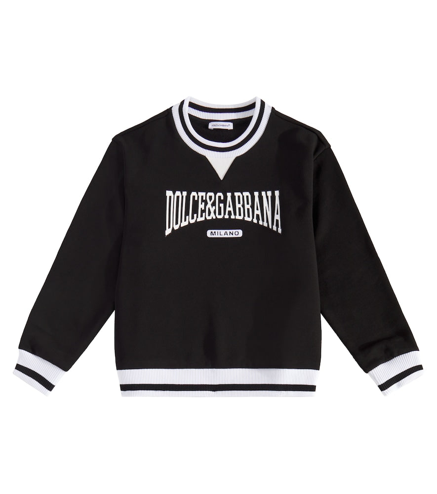 Logo cotton jersey sweatshirt