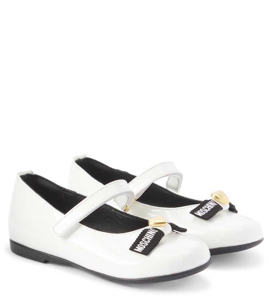 Patent leather ballet flats