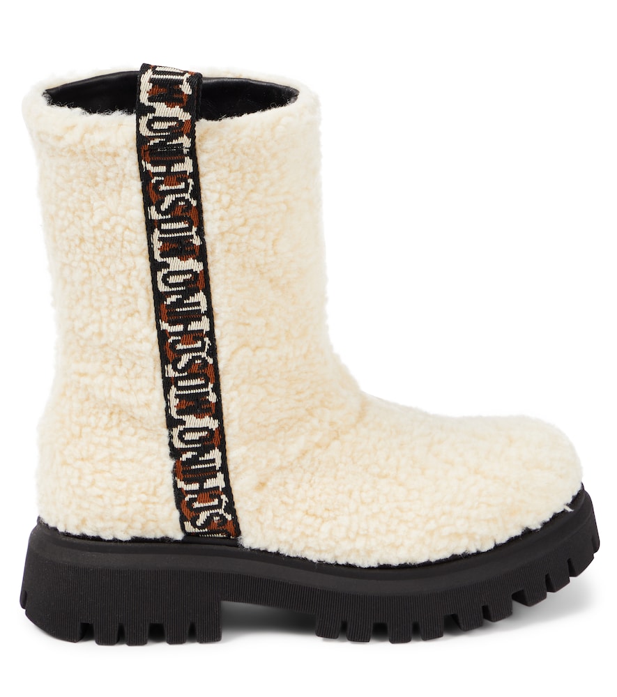 Logo teddy boots