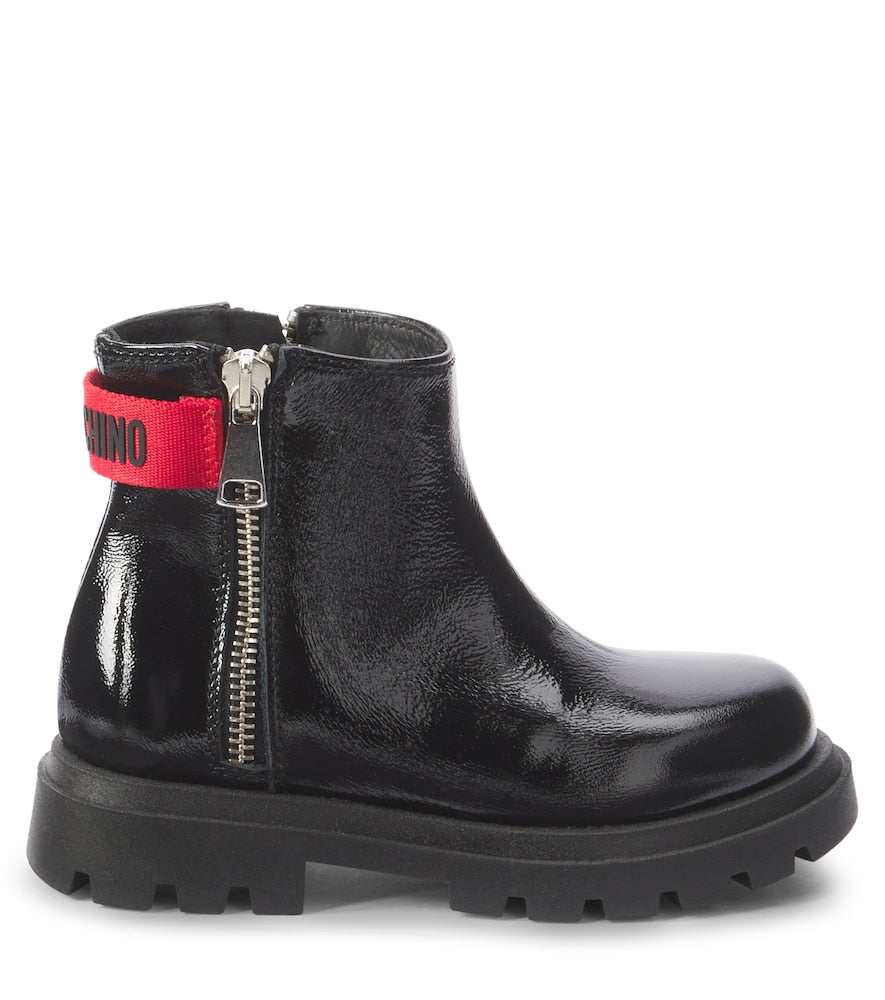 Leather ankle boots