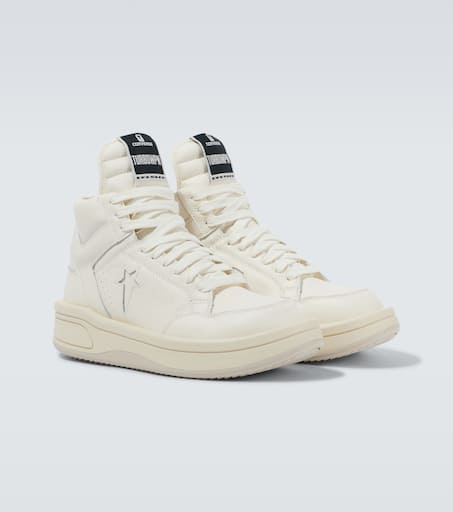 x Converse Turbowpn leather sneakers
