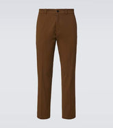 Cotton straight chinos