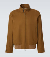 Harrington cashmere blouson jacket