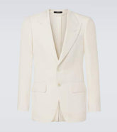 Shelton wool, silk, and linen blazer